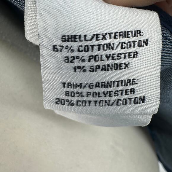 Bagatelle Denim Blazer WMNS M Dark Wash One Button Tailored Stretch Notch Collar - Picture 12 of 14